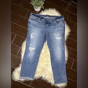 Torrid boyfriend Straight denim sz 24 Tall